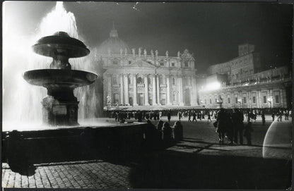 Basilica di San Pietro Natale 1974 Ft 4829 - Stampa 20x30 cm - Farabola Stampa ai sali d'argento