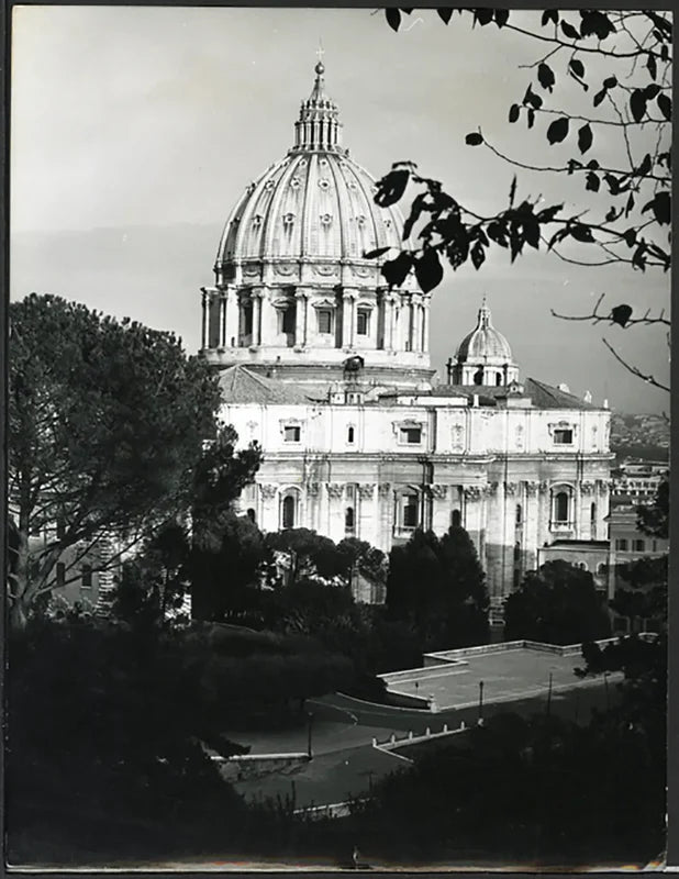 Basilica di San Pietro Roma anni 60 Ft 4993 - Stampa 21x27 cm - Farabola Stampa ai sali d'argento