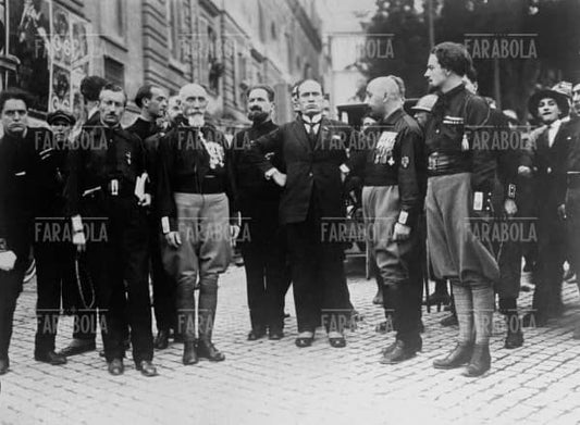 Benito Mussolini, Roma, 1922 - Farabola Immagine digitale