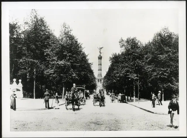 Berlino Fridensallee 1900 Ft 3637 - Stampa 24x18 cm - Farabola Stampa ai sali d'argento (anni 90)