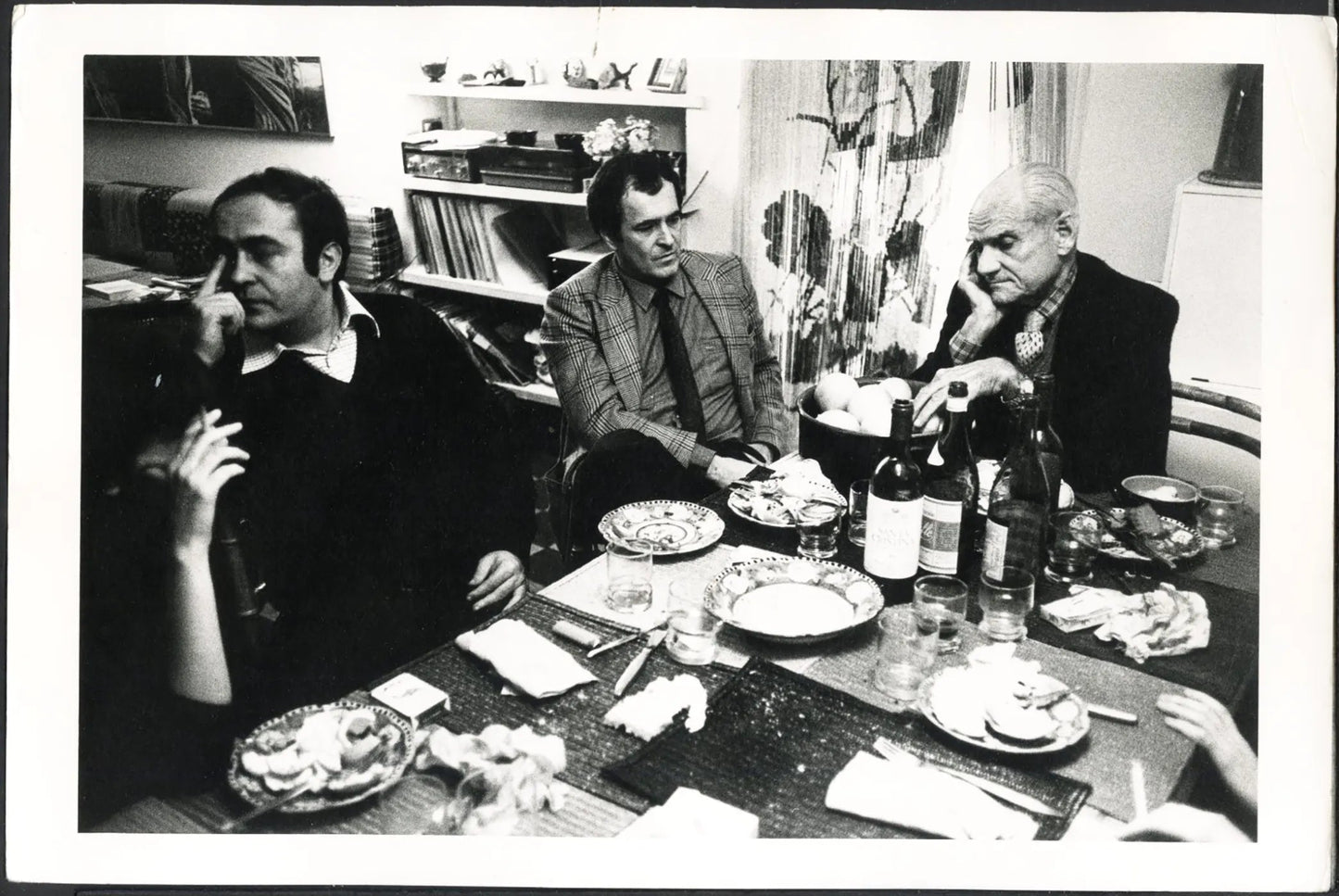Bernardo Bertolucci Alberto Moravia 1983 Ft 37521 - Stampa 22x30 cm - Farabola Stampa ai sali d'argento