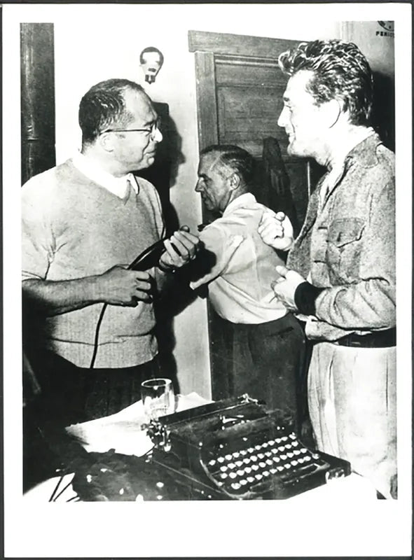 Billy Wilder e Kirk Douglas 1952 Ft 37378 - Stampa 24x18 cm - Farabola Stampa ai sali d'argento (anni 90)