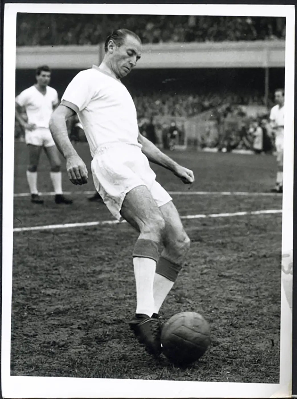 Blackpool Sir Stanley Matthews 1961 Ft 5106 - Stampa 20x15 cm - Farabola Stampa ai sali d'argento