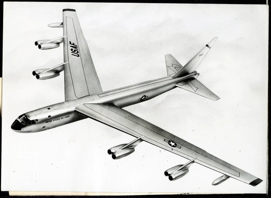 Bombardiere B 52 A del 1953 Ft 36150 - Stampa 13x18 cm - Farabola Stampa ai sali d'argento