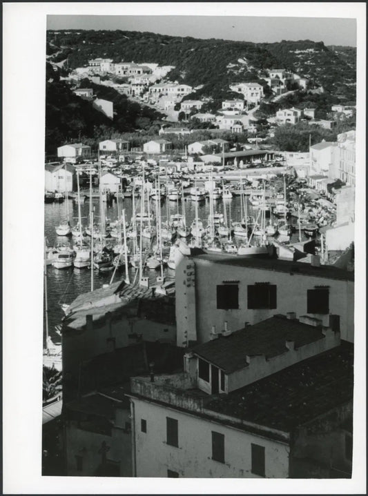 Bonifacio, Corsica anni 90 Ft 3163 - Stampa 24x18 cm - Farabola Stampa ai sali d'argento