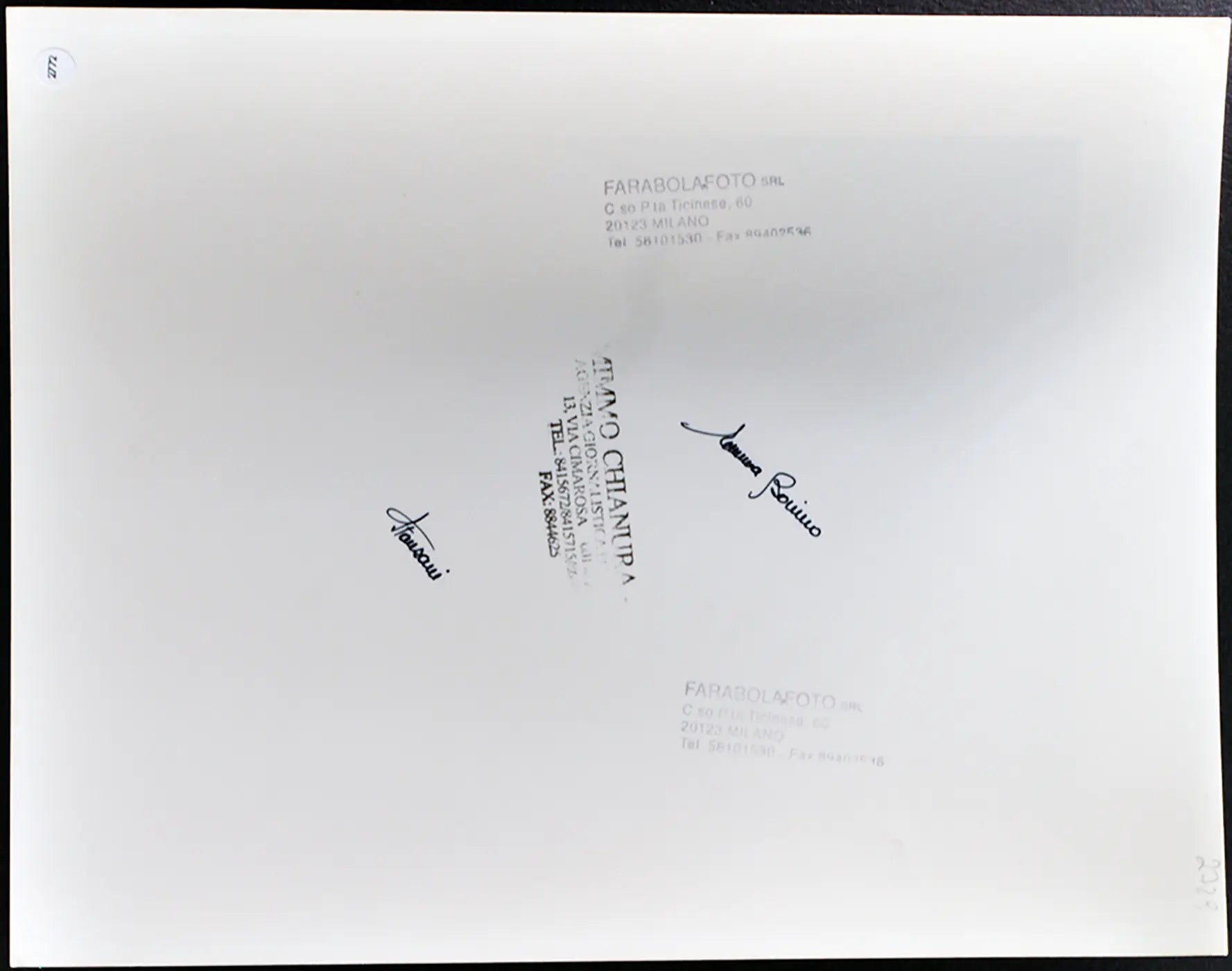 Bonino e Stanzani anni 90 Ft 2772 - Stampa 24x30 cm - Farabola Stampa ai sali d'argento