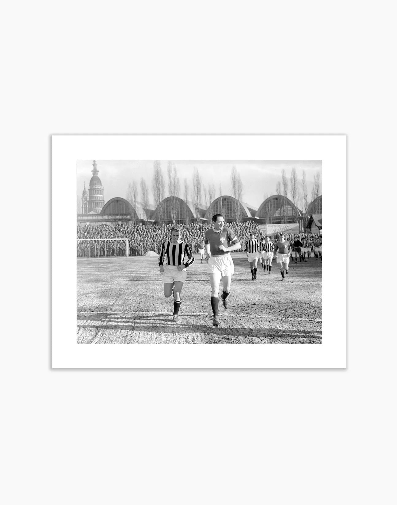 Boniperti e Piola, Novara - Juventus 1952 - Farabola Fotografia