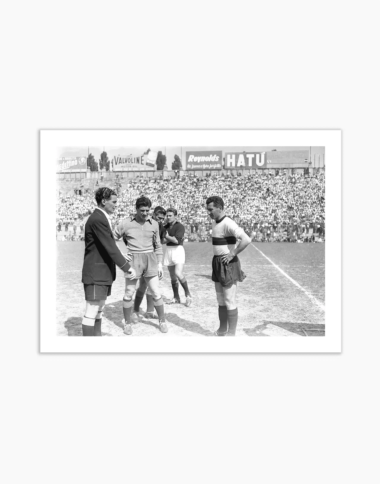 Bonomi e Risorti, Milan-Roma 1950 - Farabola WhiteWall App Product