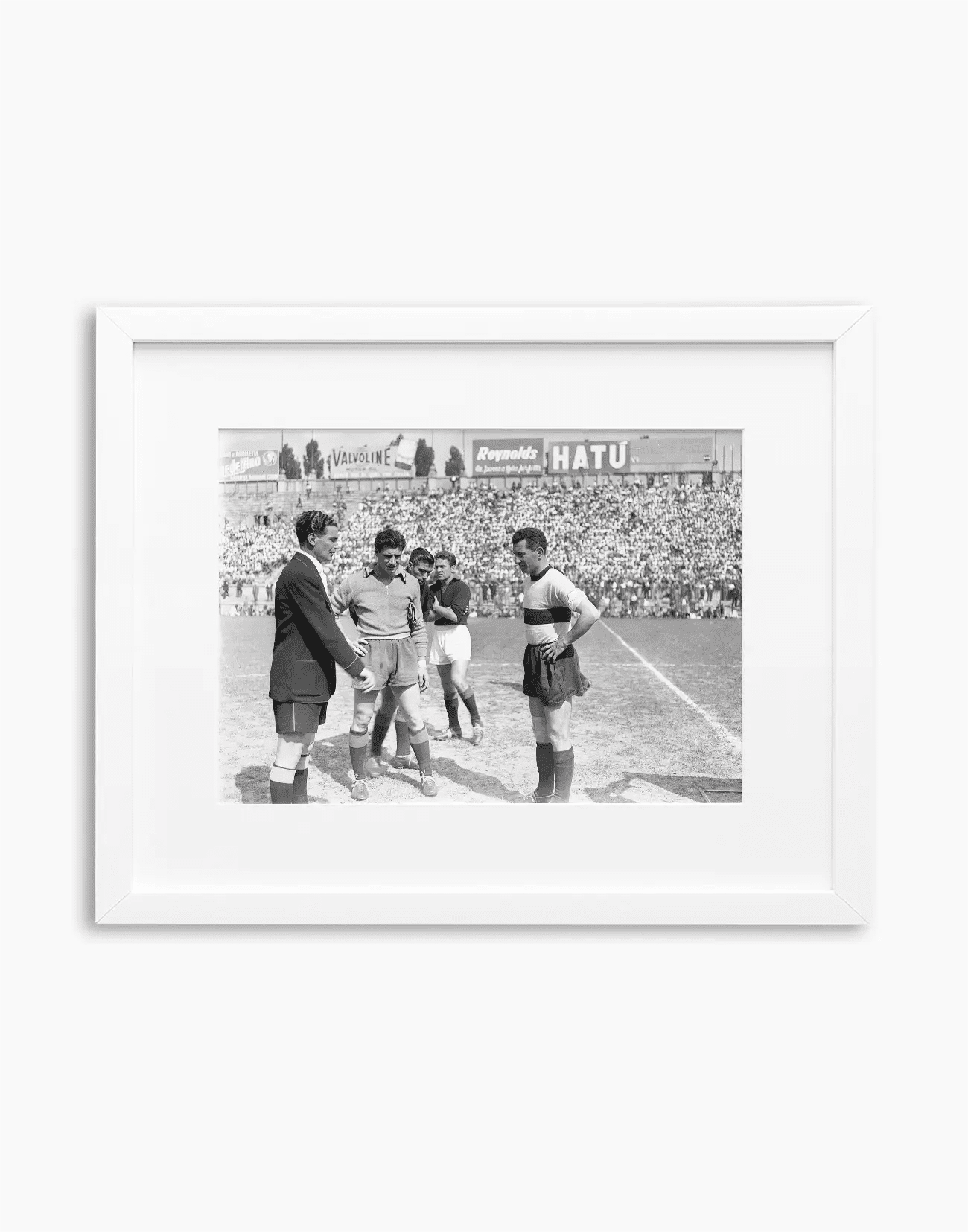 Bonomi e Risorti, Milan-Roma 1950 - Farabola WhiteWall App Product
