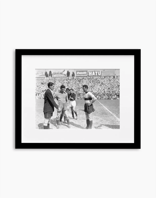 Bonomi e Risorti, Milan-Roma 1950 - Farabola WhiteWall App Product