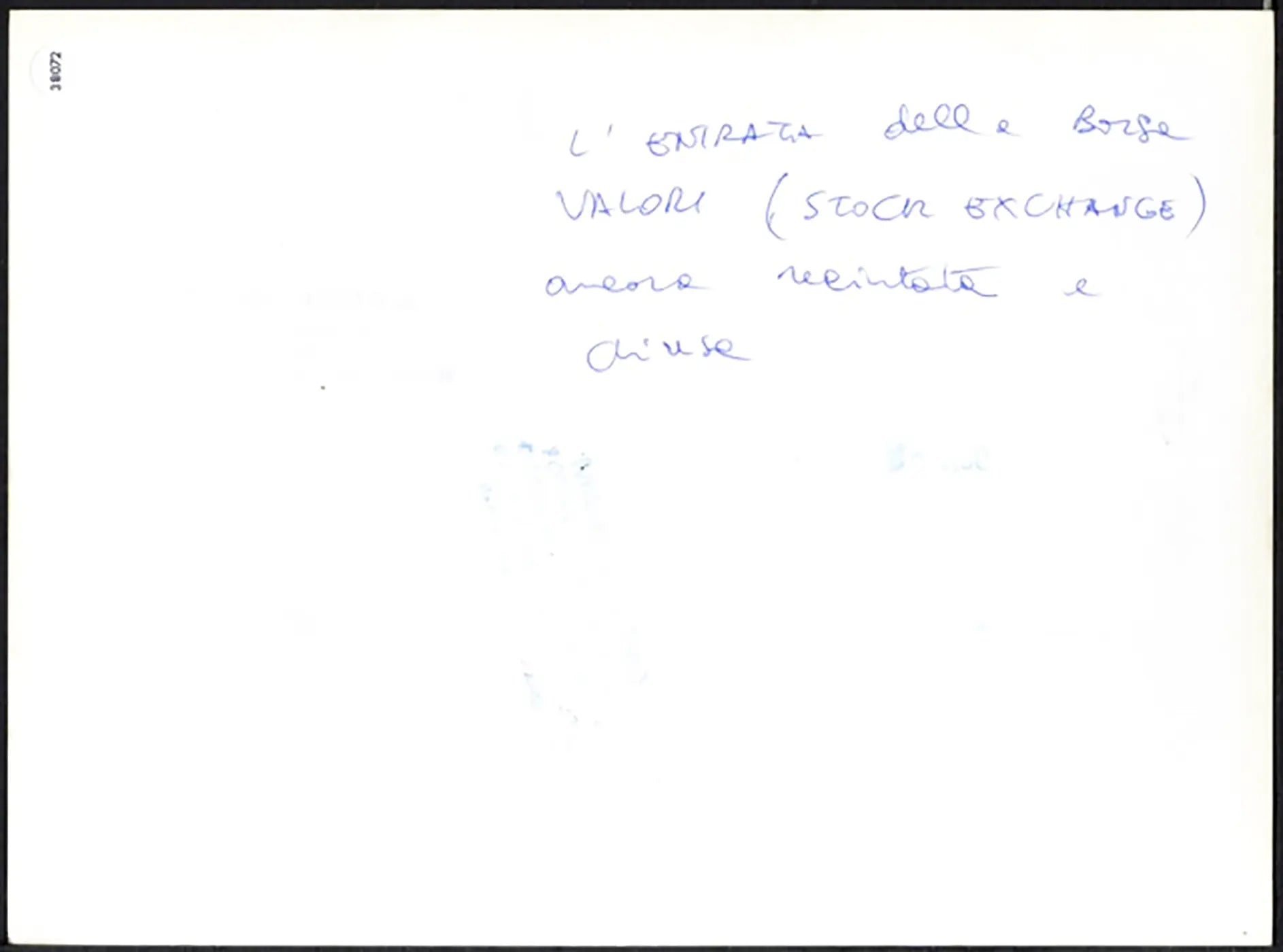 Borsa di Londra chiusa dopo attentato 1990 Ft 38072 - Stampa 24x18 cm - Farabola Stampa ai sali d'argento