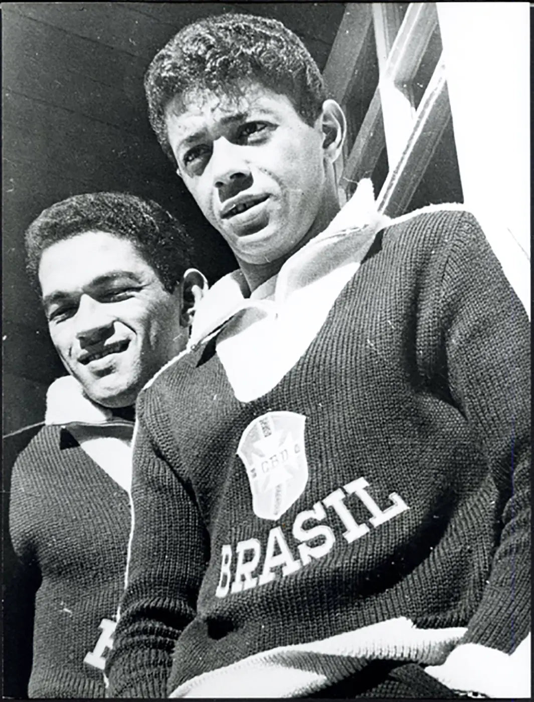 Brasile Amarildo e Garrincha 1966 Ft 5770 - Stampa 24x18 cm - Farabola Stampa ai sali d'argento
