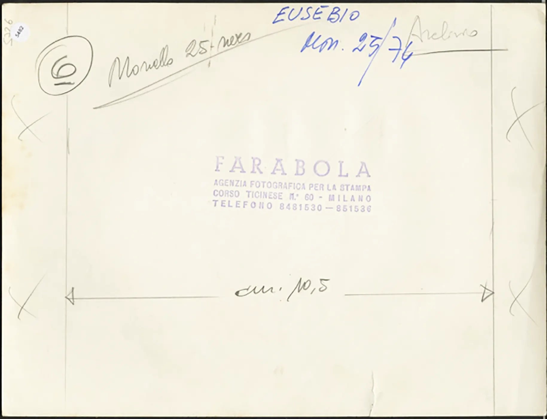 Brasile Eusebio dal barbiere anni 60 Ft 5482 - Stampa 21x27 cm - Farabola Stampa ai sali d'argento