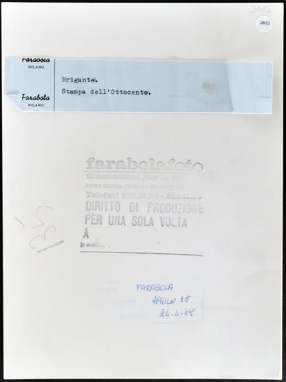 Brigante Ottocento Ft 2853 - Stampa 24x18 cm - Farabola Stampa ai sali d'argento