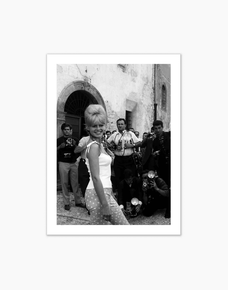 Brigitte Bardot a Spoleto, 1961 — stampa fine art