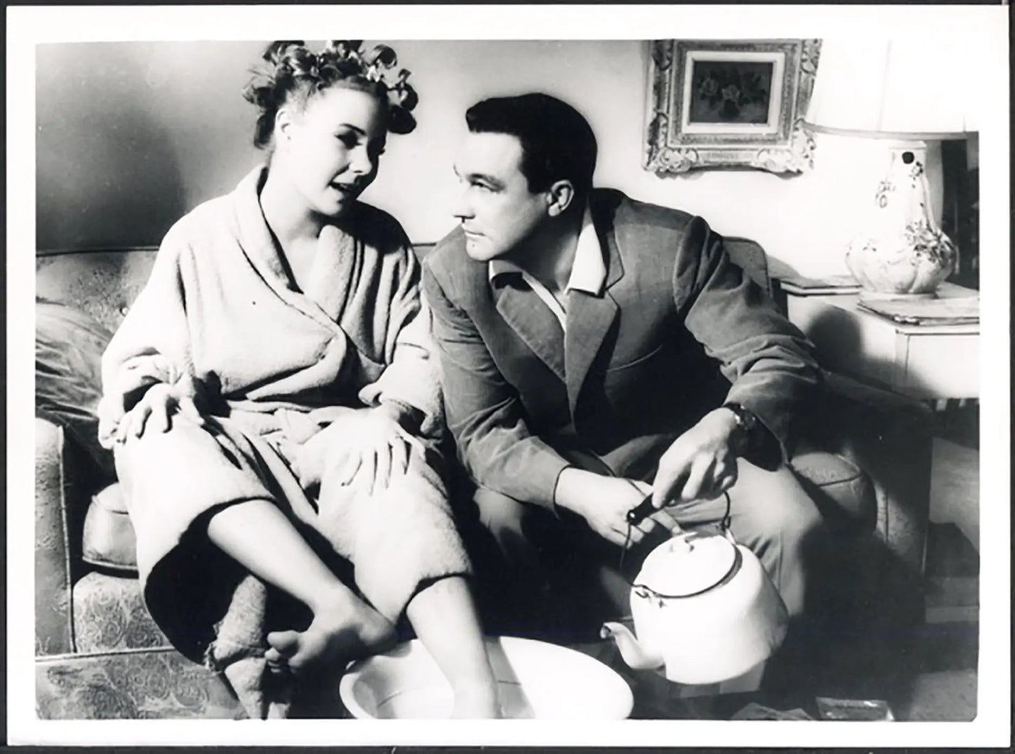 Brigitte Fossey e Gene Kelly 1957 Ft 37577 - Stampa 24x18 cm - Farabola Stampa ai sali d'argento (anni 90)