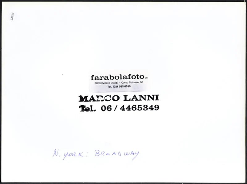 Broadway New York anni 90 Ft 37675 - Stampa 24x18 cm - Farabola Stampa ai sali d'argento