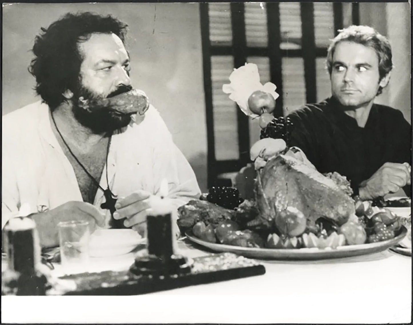 Bud Spencer e Terence Hill 1974 Ft 37559 - Stampa 21x27 cm - Farabola Stampa ai sali d'argento