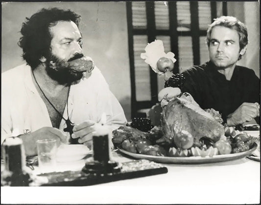 Bud Spencer e Terence Hill 1974 Ft 37559 - Stampa 21x27 cm - Farabola Stampa ai sali d'argento