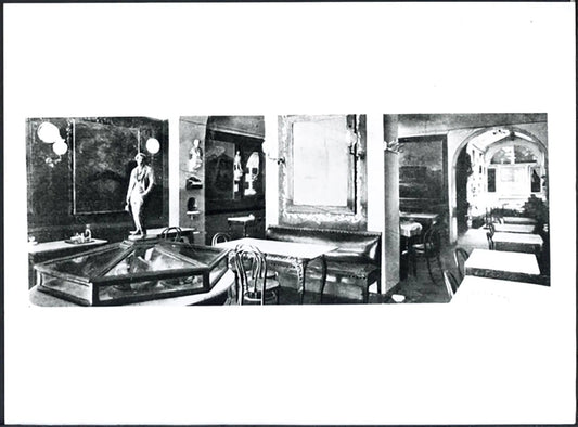 Caffè Greco a Roma 1910 Ft 5162 - Stampa 24x18 cm - Farabola Stampa ai sali d'argento (anni 90)