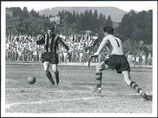 Calcio Angelillo Inter 1957 Ft 5121 - Stampa 24x18 cm - Farabola Stampa ai sali d'argento (anni 90)