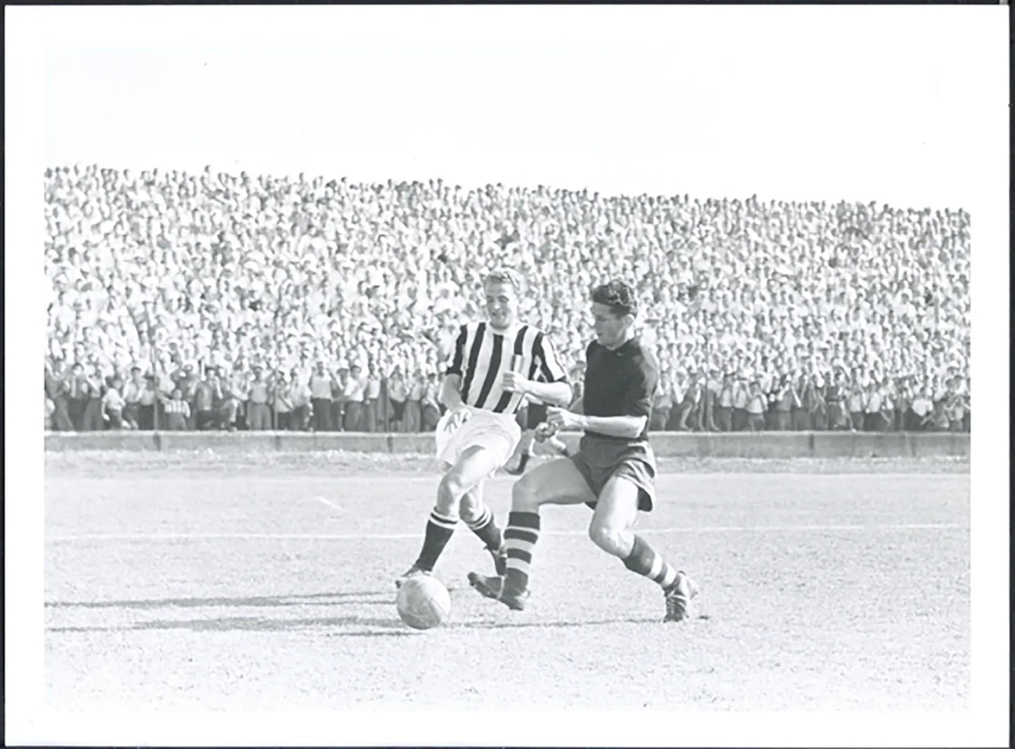 Calcio Boniperti Juventus 1950 Ft 5112 - Stampa 24x18 cm - Farabola Stampa ai sali d'argento (anni 90)