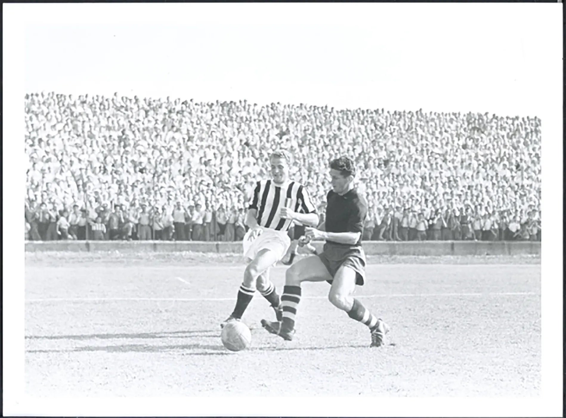 Calcio Boniperti Juventus 1950 Ft 5112 - Stampa 24x18 cm - Farabola Stampa ai sali d'argento (anni 90)