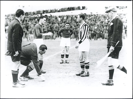 Calcio Nereo Rocco e Rosetta 1932 Ft 5119 - Stampa 24x18 cm - Farabola Stampa ai sali d'argento (anni 90)