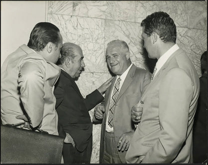 Calciomercato all'Hotel Gallia 1968 Ft 5462 - Stampa 21x27 cm - Farabola Stampa ai sali d'argento