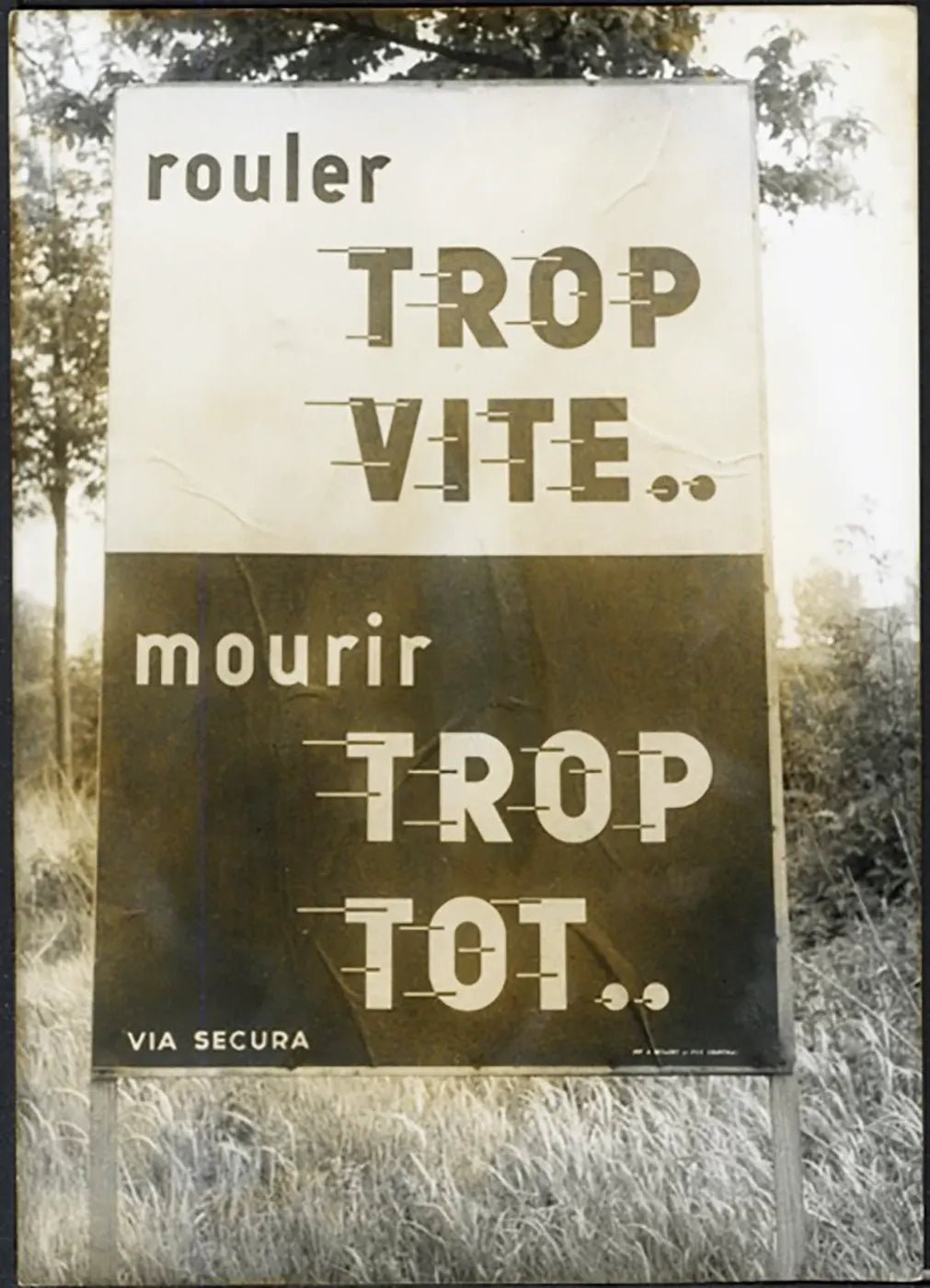 Campagna sicurezza stradale Belgio 1962 Ft 5220 - Stampa 13x18 cm - Farabola Stampa ai sali d'argento