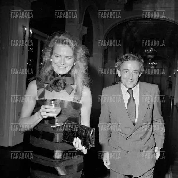 Candice Bergen e Louis Malle, Festival di Venezia, 1987 - Farabola Immagine digitale