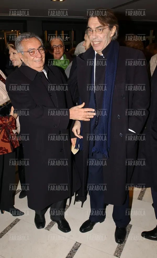 Candido Cannavò e Massimo Moratti, Milano, 2002 - Farabola Immagine digitale