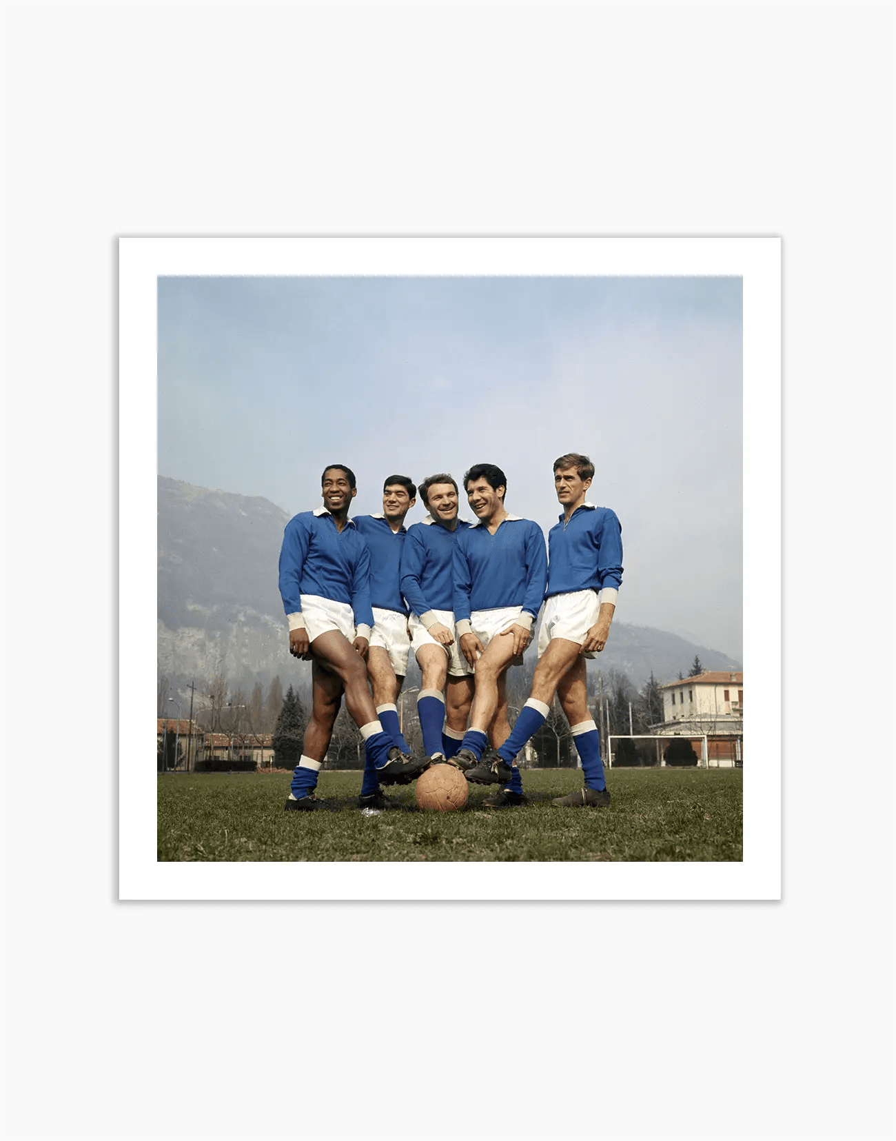 Cané, Juliano, Altafini, Sivori e Postiglione, Napoli 1966 - Farabola WhiteWall App Product