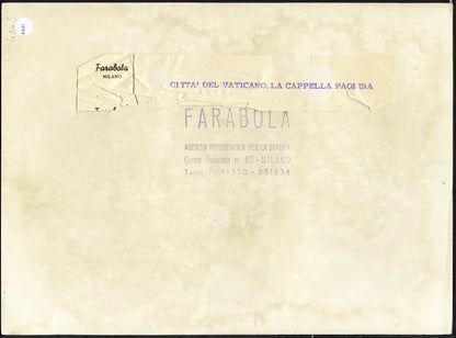 Cappella Paolina al Vaticano anni 60 Ft 4861 - Stampa 24x18 cm - Farabola Stampa ai sali d'argento