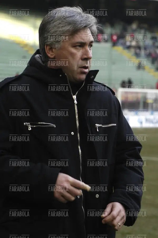 Carlo Ancelotti, Milan vs Bologna, 2005 - Farabola Immagine digitale