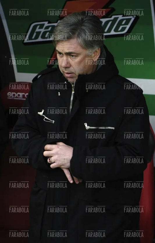Carlo Ancelotti, Milan vs Bologna, 2005 - Farabola Immagine digitale