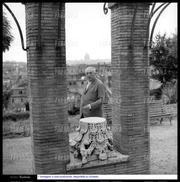 Carlo Emilio Gadda, Roma, 1960 - Farabola Immagine digitale