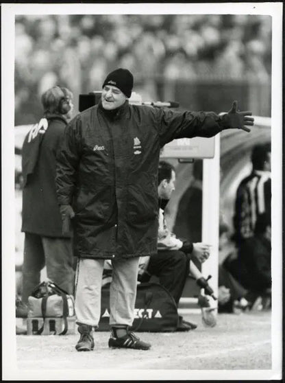 Carlo Mazzone Allenatore Roma 1994 - 1995 Ft 4504 - Stampa 24x18 cm - Farabola Stampa digitale