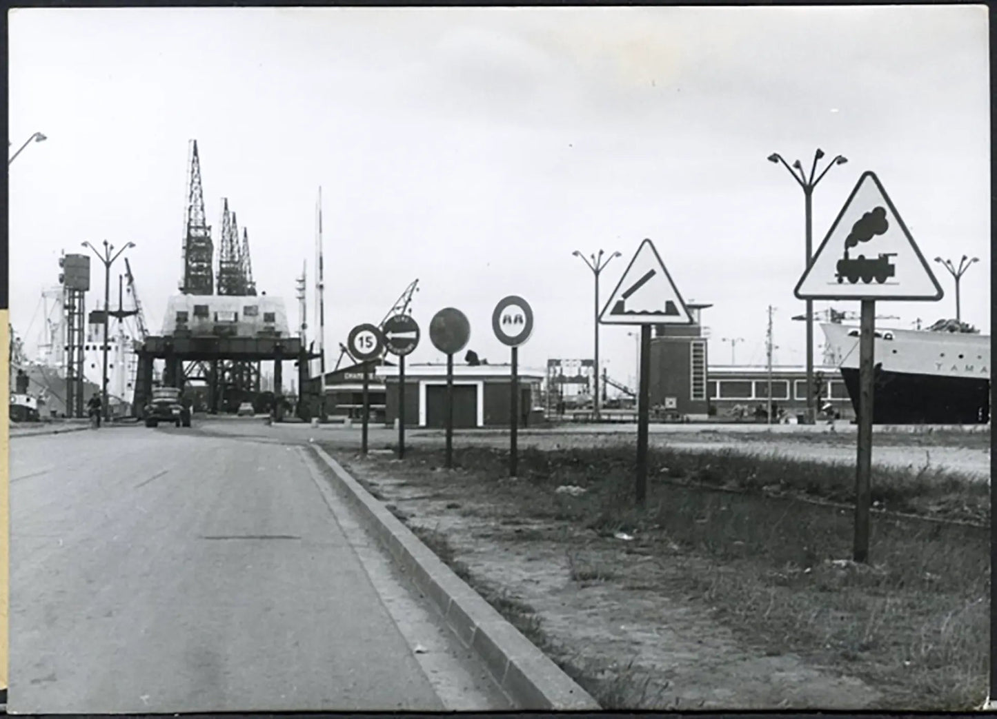 Cartelli stradali a Dunkerque 1960 Ft 5219 - Stampa 13x18 cm - Farabola Stampa ai sali d'argento