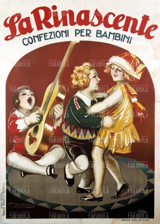 Cartellone pubblicitario de La Rinascente, 1918 - Farabola Immagine digitale