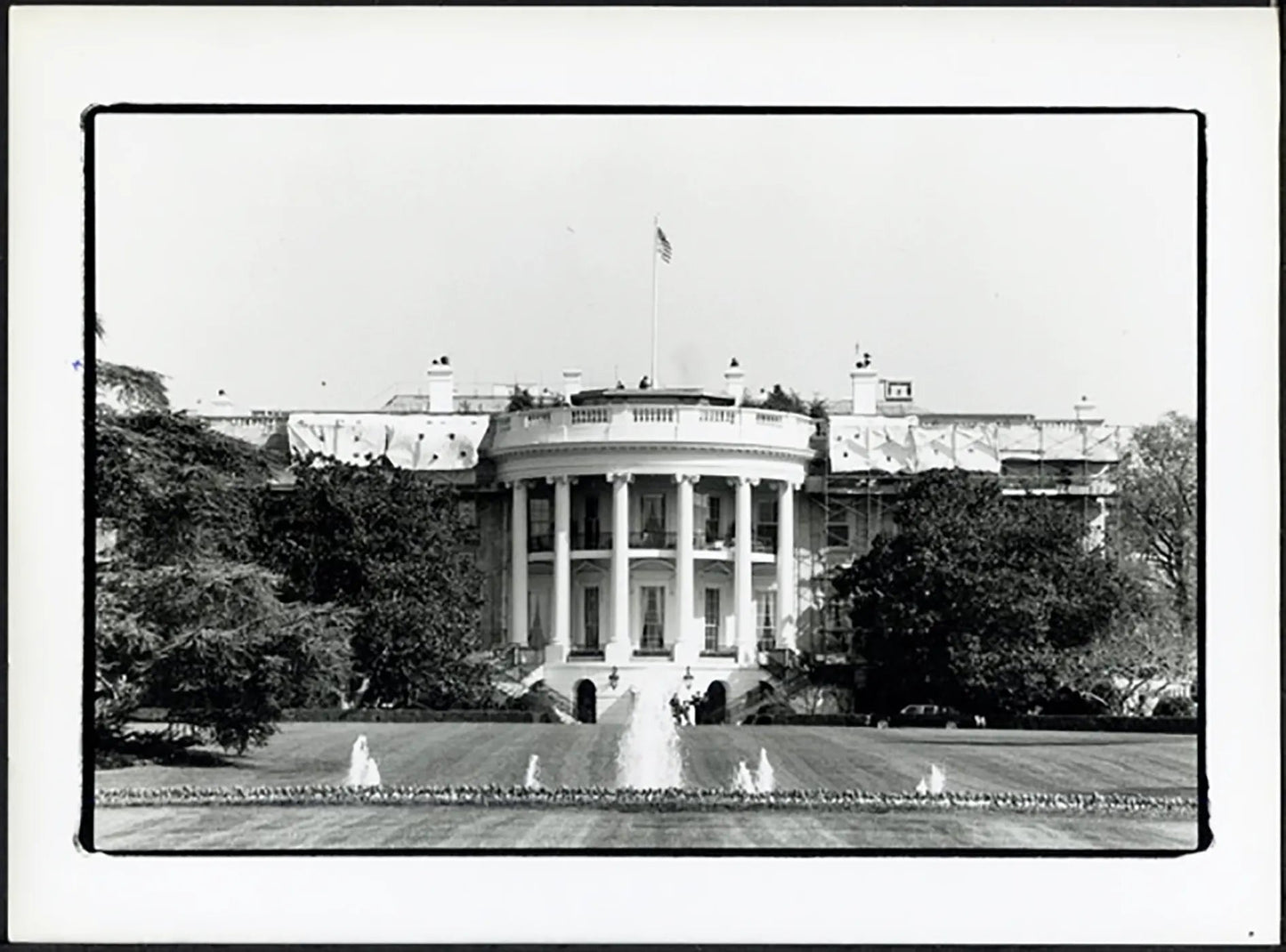 Casa Bianca a Washington anni 90 Ft 37902 - Stampa 24x18 cm - Farabola Stampa ai sali d'argento