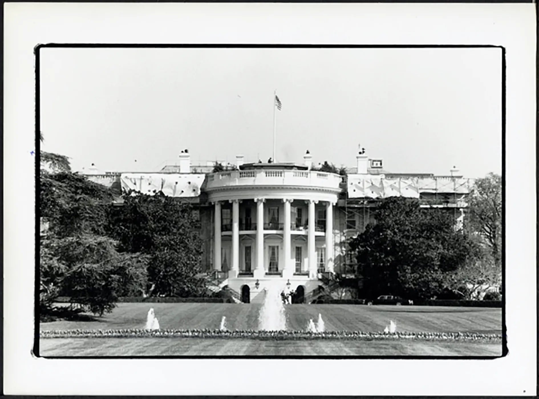 Casa Bianca a Washington anni 90 Ft 37902 - Stampa 24x18 cm - Farabola Stampa ai sali d'argento