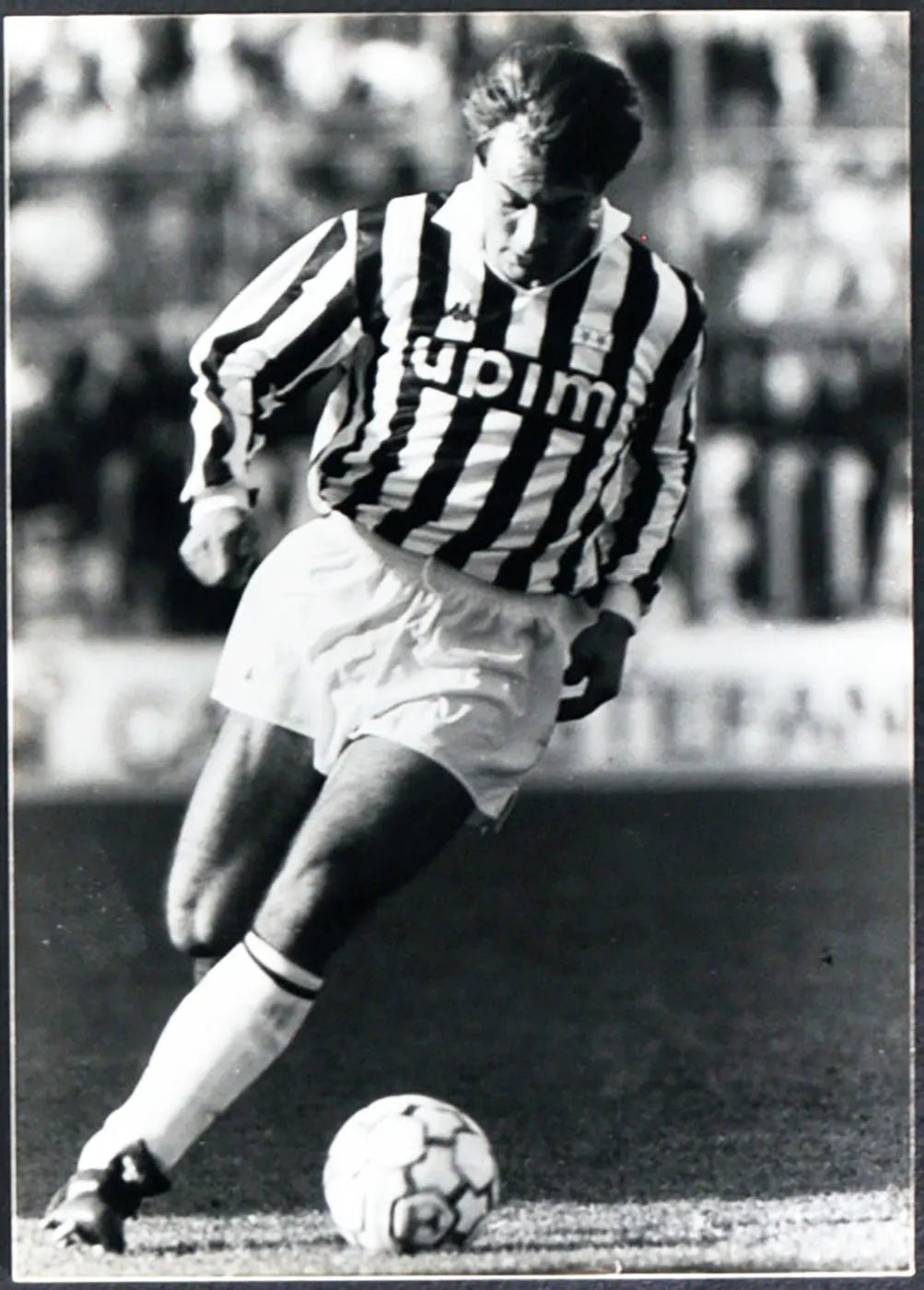 Casiraghi Juventus 1990-1991 Ft 2725 - Stampa 18x13 cm - Farabola Stampa ai sali d'argento