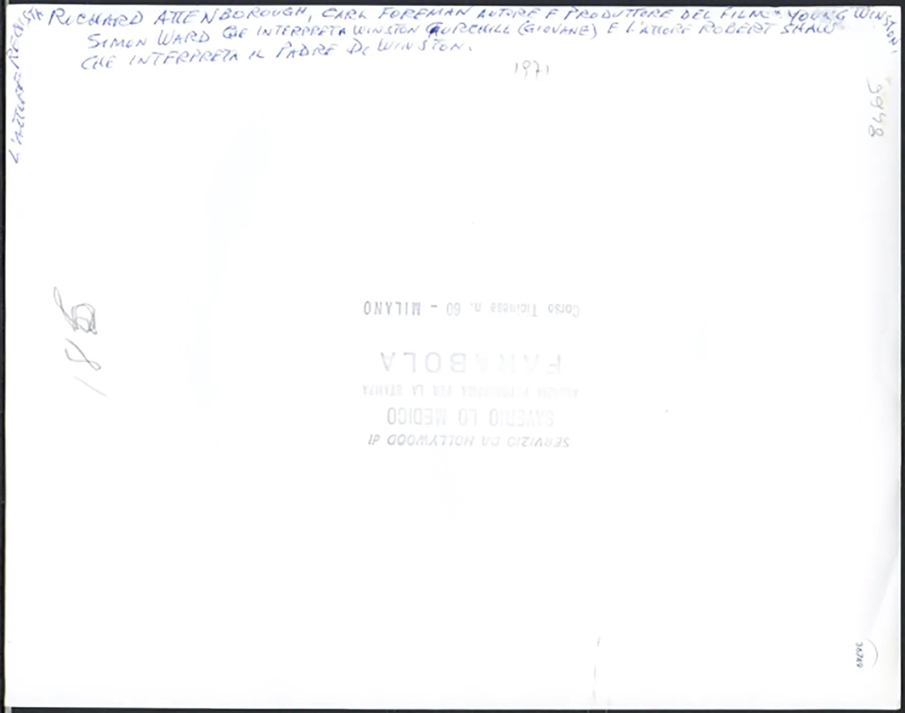 Cast Film Gli anni dell'avventura 1971 Ft 36749 - Stampa 24x18 cm - Farabola Stampa ai sali d'argento