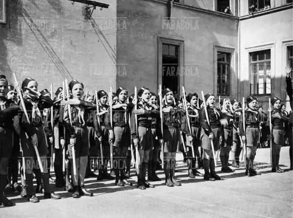 Celebrazione della festa del Balilla, Roma, 1937 - Farabola Immagine digitale