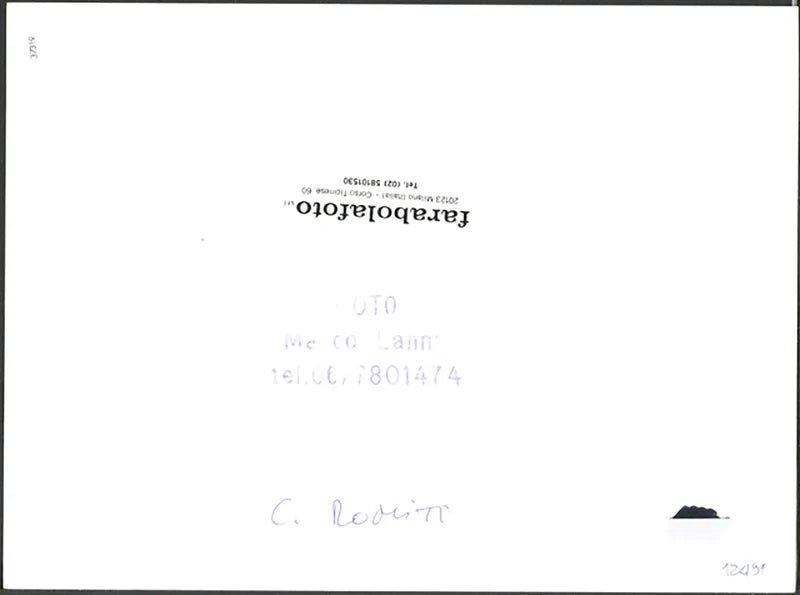 Cesare Romiti anni 90 Ft 37319 - Stampa 24x18 cm - Farabola Stampa ai sali d'argento