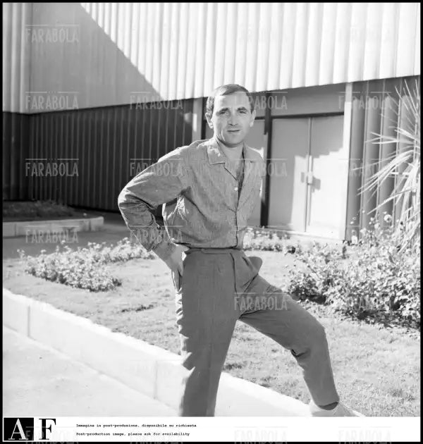 Charles Aznavour, Milano, 1960 - Farabola Immagine digitale