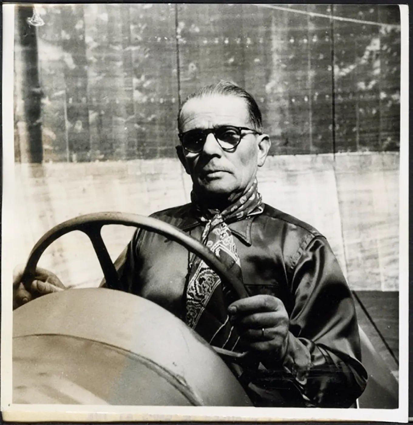 Charles Betemps su una Simca Racers 1950 Ft 38080 - Stampa 18x13 cm - Farabola Stampa ai sali d'argento