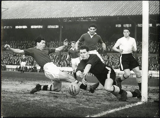 Chelsea vs Cardiff 1957 Ft 5719 - Stampa 20x15 cm - Farabola Stampa ai sali d'argento