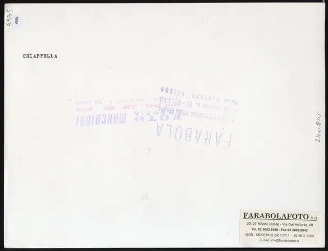 Chiappella Fiorentina anni 60 Ft 4158 - Stampa 24x18 cm - Farabola Stampa ai sali d'argento (anni 90)